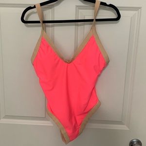 Pink Lily Bathing Suit